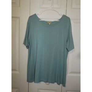 Piko 1988 L Women's Green Short Sleeve T-Shirt Bamboo